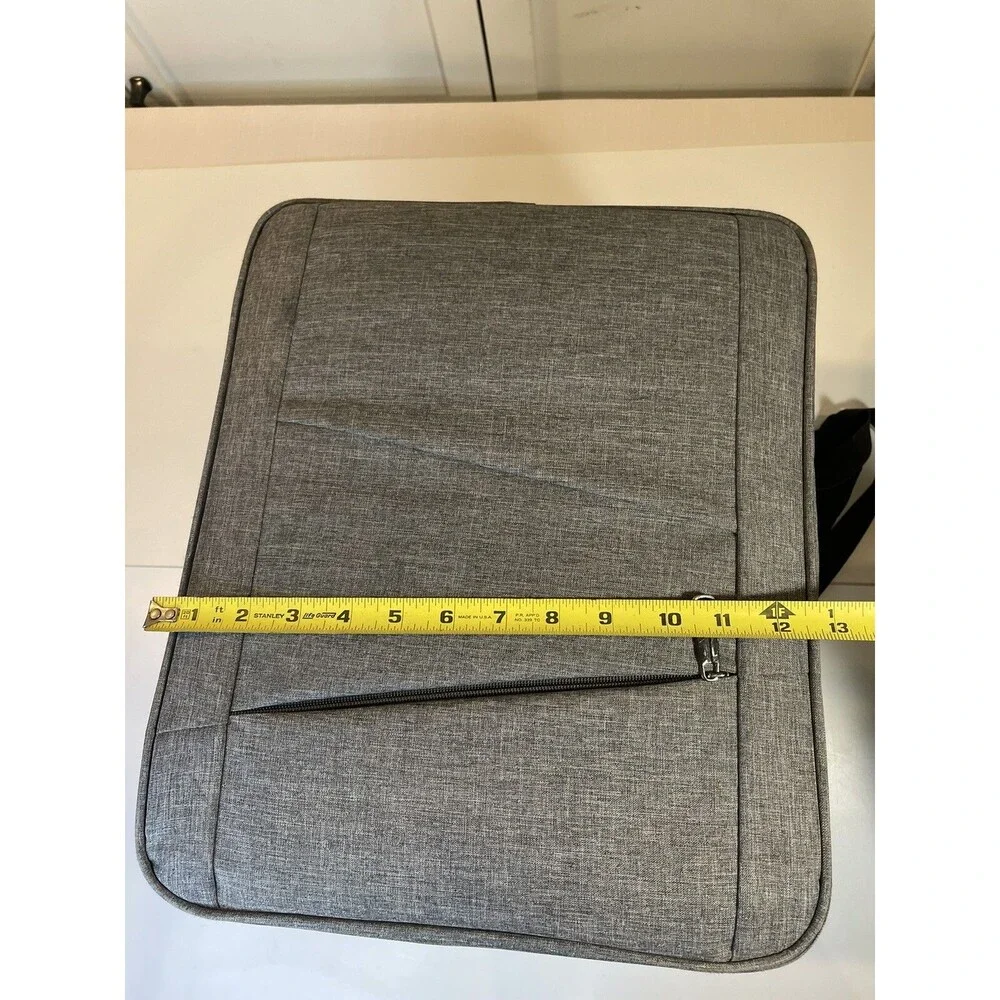 DJI Phantom Drone Backpack Case Soft Lightweight Full Zip Gray Metal Handle